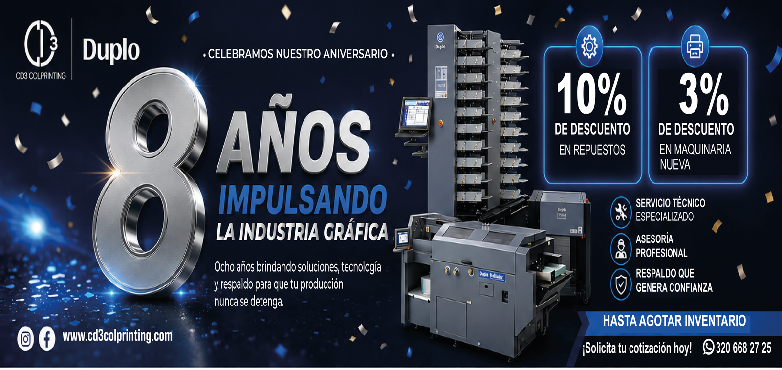 CD3COLPRINTING - 8° Aniversario