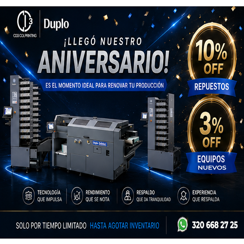 CD3COLPRINTING - 8° Aniversario Móvil